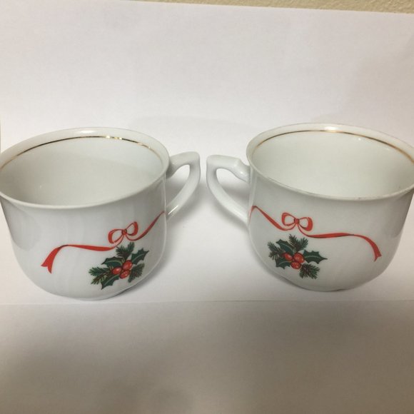 Tea Coffee Cup Christmas Mistletoe Korona Poland - Picture 16 of 16